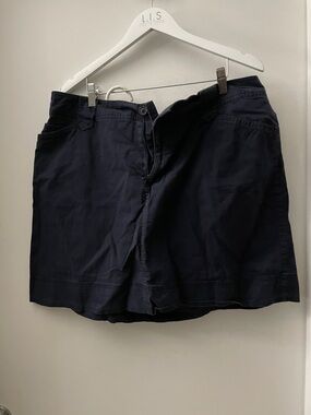 St. John's Bay Dark Navy Bermuda Shorts